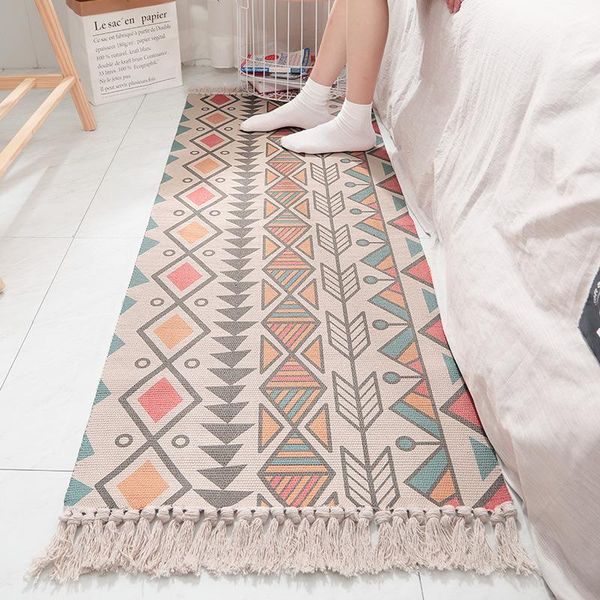 carpets lism japanese-style cotton hand-woven bedside carpet long tassel non-slip mat
carpets lism japanese-style cotton hand-woven bedside carpet long tassel non-slip mat