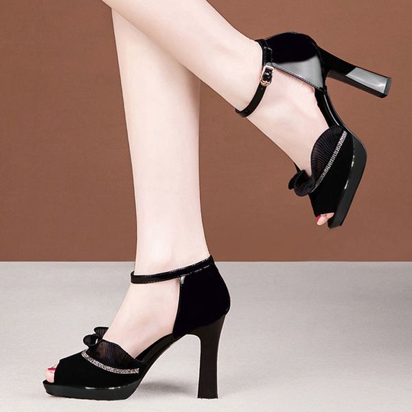 2022 women platform sandalssummer high heelsspring shoespeep toe pumpsankle buckle strap footwareblackbluedropshipping, Black
2022 women platform sandalssummer high heelsspring shoespeep toe pumpsankle buckle strap footwareblackbluedropshipping, Black