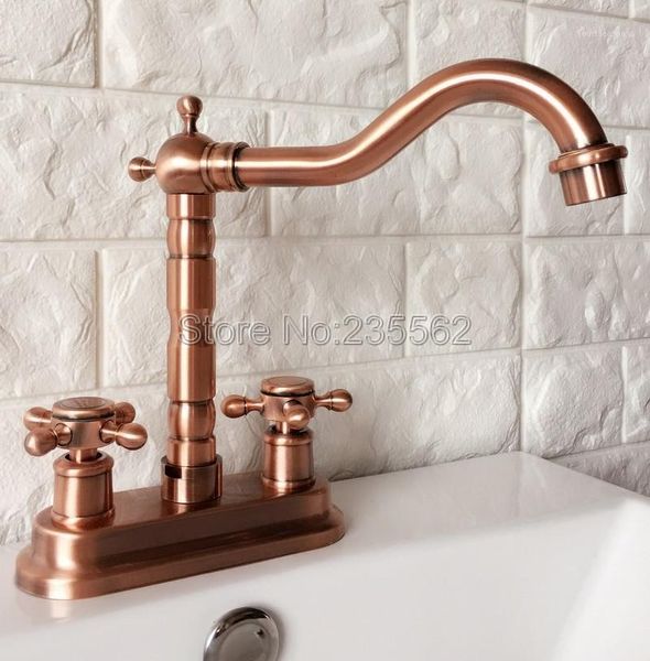 antique red copper swivel spout bathroom basin faucet vessel sink faucets dual handle cold and water mixer taps lrg0441
antique red copper swivel spout bathroom basin faucet vessel sink faucets dual handle cold and water mixer taps lrg0441