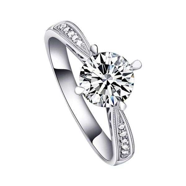 90-point diamond ring for women 925 sterling silver color rings zircon crown wedding fine jewelry cluster, Golden;silver
90-point diamond ring for women 925 sterling silver color rings zircon crown wedding fine jewelry cluster, Golden;silver