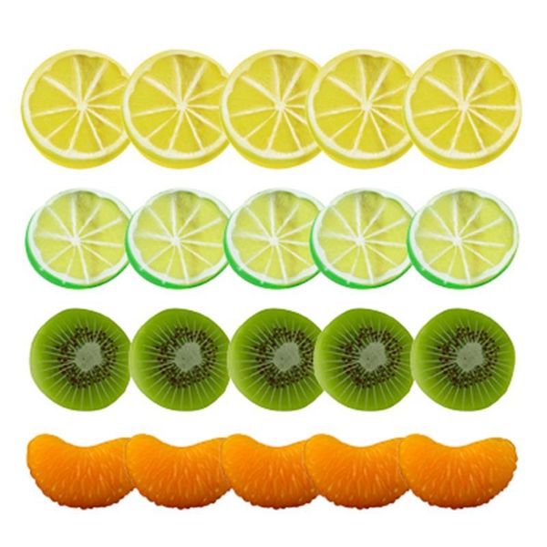 party decoration 20pcs artificial fruit slice realistic pvc simulation pography prop for restaurant wedding home 
party decoration 20pcs artificial fruit slice realistic pvc simulation pography prop for restaurant wedding home
