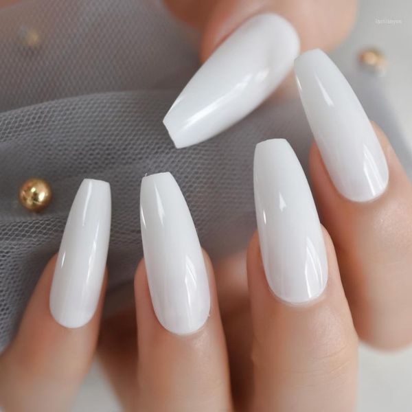milk white long ballerina nails glossry shiny pure color extra acrylic nail tips uv gel polish cover 241, Red;gold
milk white long ballerina nails glossry shiny pure color extra acrylic nail tips uv gel polish cover 241, Red;gold