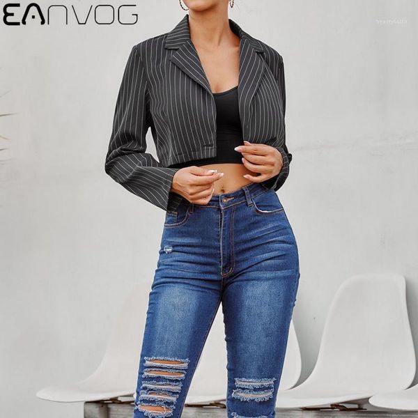 turn down collar long sleeve women suit coat black striped single button short jacket office lady female cardigan clothing women's suit, White;black
turn down collar long sleeve women suit coat black striped single button short jacket office lady female cardigan clothing women's suit, White;black