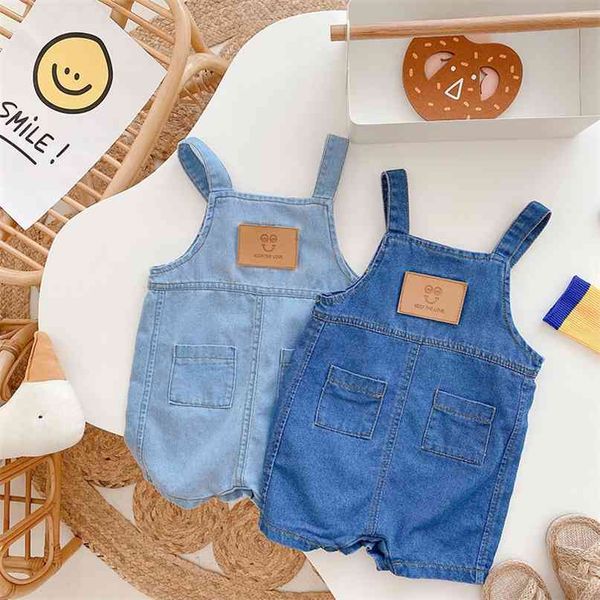 milancel summer kids clothes denim boys overalls suspend children plants casual girls clothing 210826, Blue
milancel summer kids clothes denim boys overalls suspend children plants casual girls clothing 210826, Blue