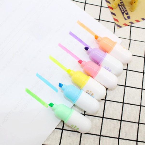 highlighters 6pcs mini cute -shaped highlighter color pen painting notes graffiti innovation stationery office school supplies, Black;red
highlighters 6pcs mini cute -shaped highlighter color pen painting notes graffiti innovation stationery office school supplies, Black;red