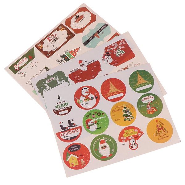 120pcs/lot cute santa claus snowman elk merry christmas gift kraft sticker labels kitchen sweets party seal stickers wrap
120pcs/lot cute santa claus snowman elk merry christmas gift kraft sticker labels kitchen sweets party seal stickers wrap