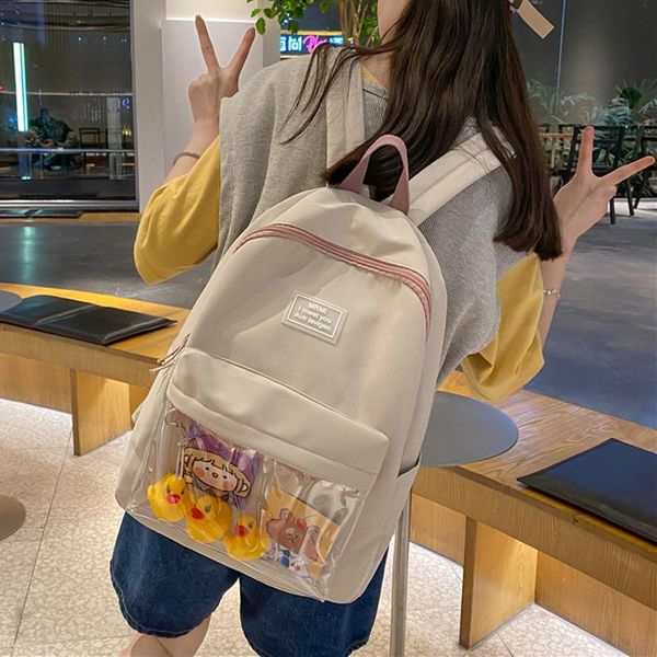 backpack joypessie fashion girls school bag cute simple waterproof women nylon student rucksack kawaii travel mochila for femal
backpack joypessie fashion girls school bag cute simple waterproof women nylon student rucksack kawaii travel mochila for femal