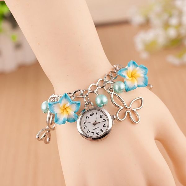 wristwatches pottery clay flower bracelet quartz soft ceramic women's watches fashion casual student ladies watch, Slivery;brown
wristwatches pottery clay flower bracelet quartz soft ceramic women's watches fashion casual student ladies watch, Slivery;brown