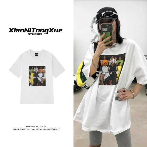 ins europe women black letter white tshirts oversized cotton tees blouse sander short sleeve t-shirts female summer for men men's, White;black
ins europe women black letter white tshirts oversized cotton tees blouse sander short sleeve t-shirts female summer for men men's, White;black