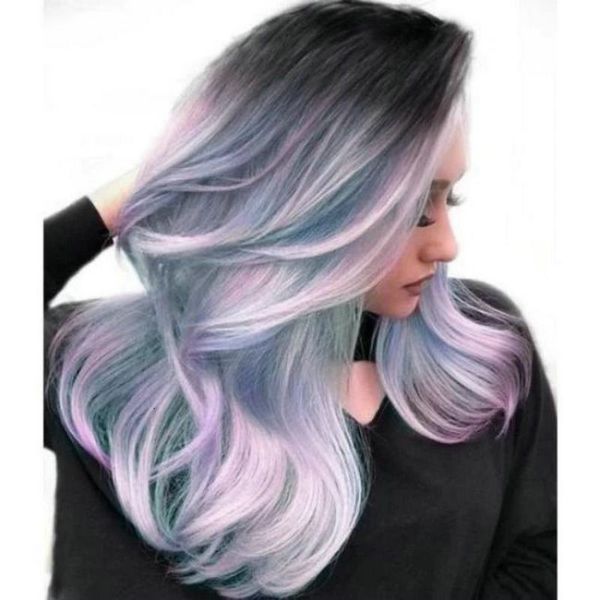 medium roll fashion length micro gradient multi color chemical fiber wig rose net, Black
medium roll fashion length micro gradient multi color chemical fiber wig rose net, Black