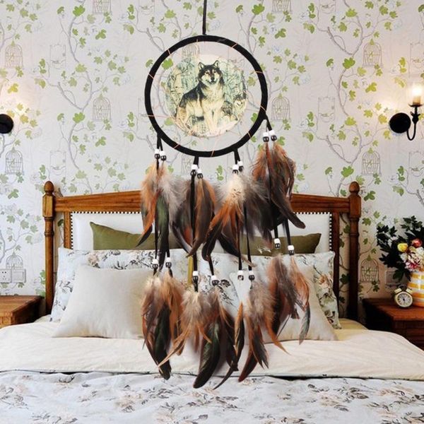 dream catcher wolf totem wind chimes circle ring wall hanging ornament room dreamcatcher hand-woven crafts luxury decor decorative objects &
dream catcher wolf totem wind chimes circle ring wall hanging ornament room dreamcatcher hand-woven crafts luxury decor decorative objects &