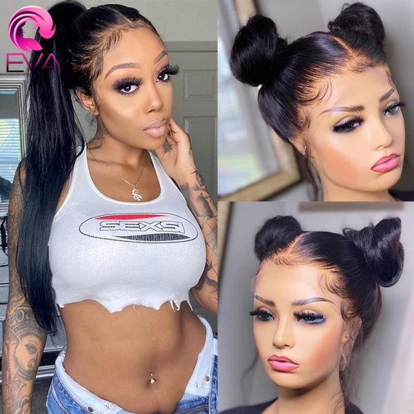 lace wigs eva straight front wig pre plucked 13x6 brazilian remy human hair bleached knots 4x4 closure, Black;brown
lace wigs eva straight front wig pre plucked 13x6 brazilian remy human hair bleached knots 4x4 closure, Black;brown