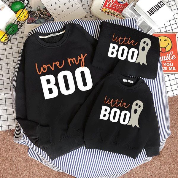 family matching outfits halloween clothes mother and daughter round neck long sleeves letter printing pullover sweatshirt, Blue
family matching outfits halloween clothes mother and daughter round neck long sleeves letter printing pullover sweatshirt, Blue