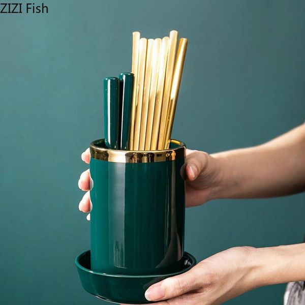 storage bottles & jars green ceramic chopsticks jar double layer tank moisture proof kitchen tableware supplies
storage bottles & jars green ceramic chopsticks jar double layer tank moisture proof kitchen tableware supplies
