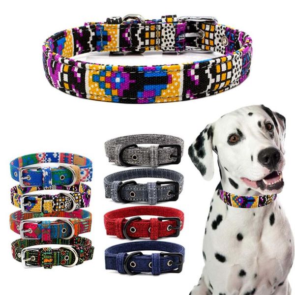 dog collars & leashes pet collar bohemia style double-sided colorful printed solid color for size xs/s/m/l
dog collars & leashes pet collar bohemia style double-sided colorful printed solid color for size xs/s/m/l