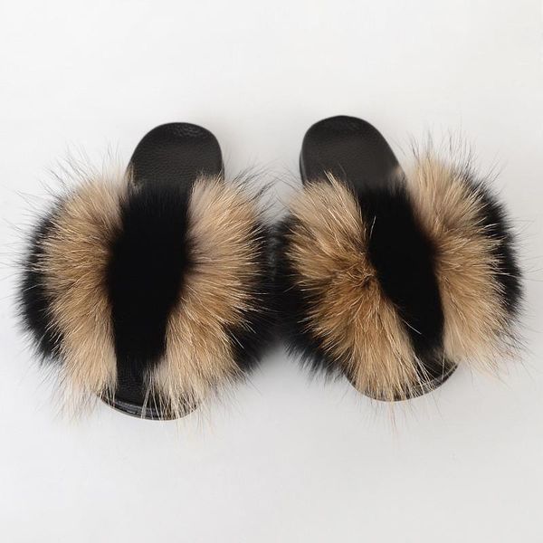 women's fluffy colorful fur slippers furry house shoes girl real sandals ladies indoor slides female fashion flip flops, Black
women's fluffy colorful fur slippers furry house shoes girl real sandals ladies indoor slides female fashion flip flops, Black