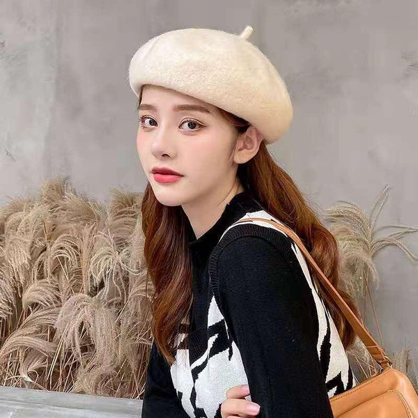 berets 2021 autumn and winter hats for women fashion wool female british retro hat solid caps, Blue;gray
berets 2021 autumn and winter hats for women fashion wool female british retro hat solid caps, Blue;gray