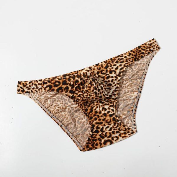 men underwear leopard printed briefs low rise breathable underpants men's, Black;white
men underwear leopard printed briefs low rise breathable underpants men's, Black;white