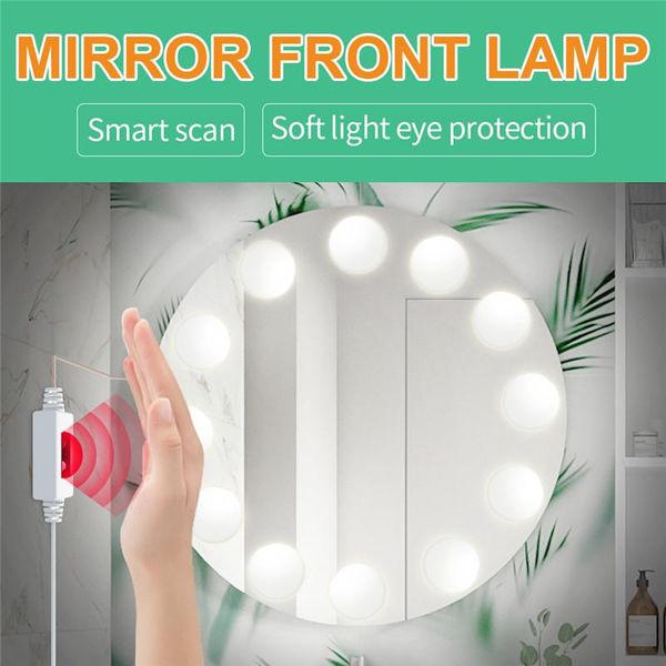 compact mirrors 2/6/10/14pcs led makeup mirror light bulb hollywood vanity lights stepless dimmable wall lamp sensor bulbs kit
compact mirrors 2/6/10/14pcs led makeup mirror light bulb hollywood vanity lights stepless dimmable wall lamp sensor bulbs kit