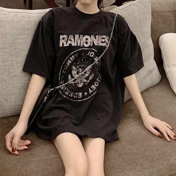 women's t-shirt chao brand cotton short sleeve summer loose korean version harajuku style medium length q6mp, White
women's t-shirt chao brand cotton short sleeve summer loose korean version harajuku style medium length q6mp, White