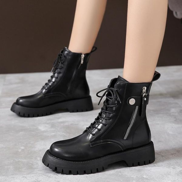 boots 2021 autumn women fashion ankle pu leather zipper motorcycle woman non-slip waterproof female platform botas, Black
boots 2021 autumn women fashion ankle pu leather zipper motorcycle woman non-slip waterproof female platform botas, Black