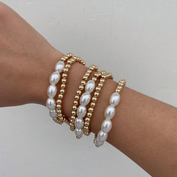 juorest vintage pearl bead bracelets set for women elegant gold metal 6pcs/set bangle bracelet fashion casual layered link, chain, Black
juorest vintage pearl bead bracelets set for women elegant gold metal 6pcs/set bangle bracelet fashion casual layered link, chain, Black