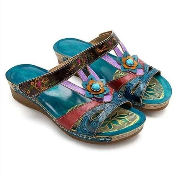 sandals 2021 women heeled slippers ethnic flower female summer shoes casual beach flip flop platform, Black
sandals 2021 women heeled slippers ethnic flower female summer shoes casual beach flip flop platform, Black