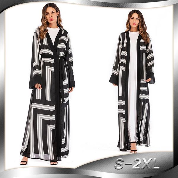 bianfeng women's muslim fashion striped abaya loose fit lace up cardigan robe long sleeve dress ethnic clothing, Red
bianfeng women's muslim fashion striped abaya loose fit lace up cardigan robe long sleeve dress ethnic clothing, Red