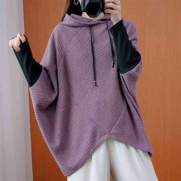 women plus size autumn hoodies & sweatshirts oversize female patchwork bat sleeve casual o-neck 100kg 210531, Black
women plus size autumn hoodies & sweatshirts oversize female patchwork bat sleeve casual o-neck 100kg 210531, Black