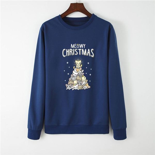 women's hoodies & sweatshirts christmas lovely cat print women hoodie long sleeve pullover pink sweatshirt o-neck clothes caudal festiv, Black
women's hoodies & sweatshirts christmas lovely cat print women hoodie long sleeve pullover pink sweatshirt o-neck clothes caudal festiv, Black
