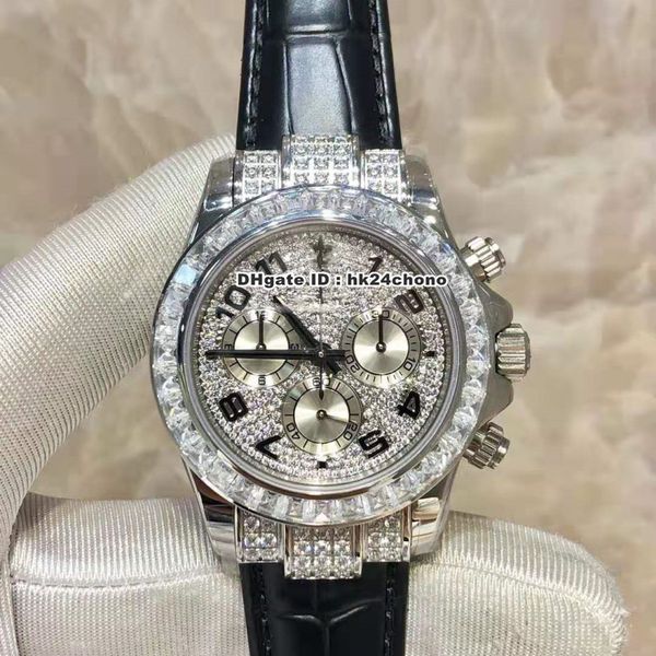 luxury watches 116599 tbr 40mm steel diamond eta7750 automatic chronograph mens watch sapphire pavé diamonds dial leather strap gents wristw, Slivery;brown
luxury watches 116599 tbr 40mm steel diamond eta7750 automatic chronograph mens watch sapphire pavé diamonds dial leather strap gents wristw, Slivery;brown