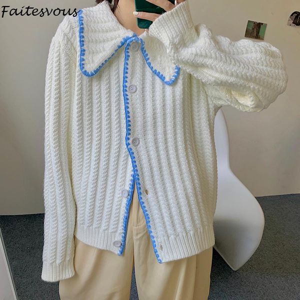women's knits & tees korean thick knitted cardigan women 2021 loose white sweater jacket autumn winter yellow long sleeve
women's knits & tees korean thick knitted cardigan women 2021 loose white sweater jacket autumn winter yellow long sleeve