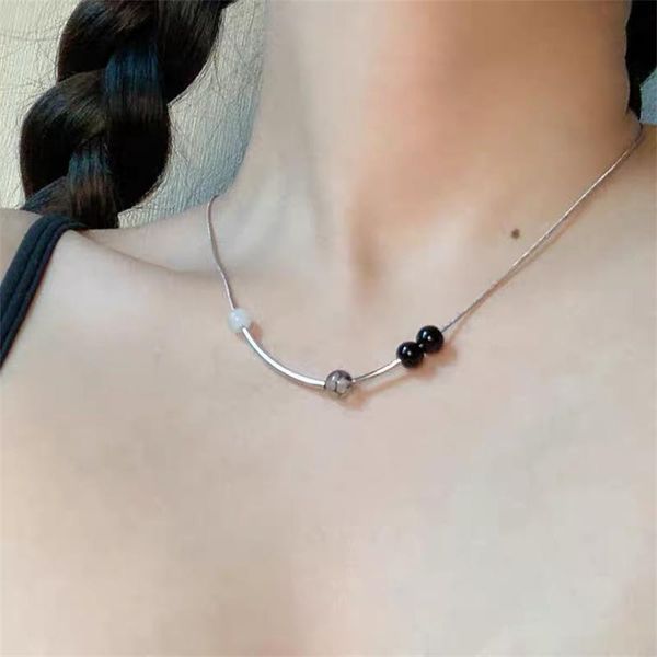 chains 2021 fashion opal ball pendant necklaces women choker clavicle asymmetry link chain charm neck party girl gifts wholesale, Silver
chains 2021 fashion opal ball pendant necklaces women choker clavicle asymmetry link chain charm neck party girl gifts wholesale, Silver