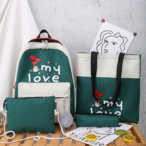 outdoor bags 4set fashion backpack 2021 women canvas backbag mochilas female cute pattern knapsack school backapck teenage girls
outdoor bags 4set fashion backpack 2021 women canvas backbag mochilas female cute pattern knapsack school backapck teenage girls