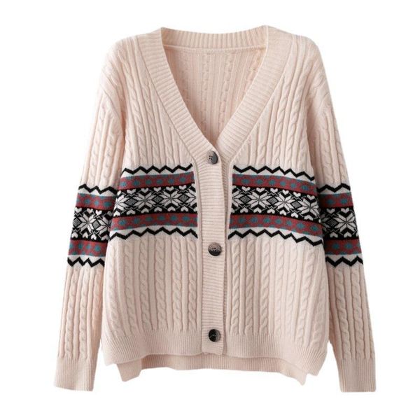 women's knits & tees spring and autumn sweater cardigan wear loose 2021 retro lazy style knit coat top, White
women's knits & tees spring and autumn sweater cardigan wear loose 2021 retro lazy style knit coat top, White
