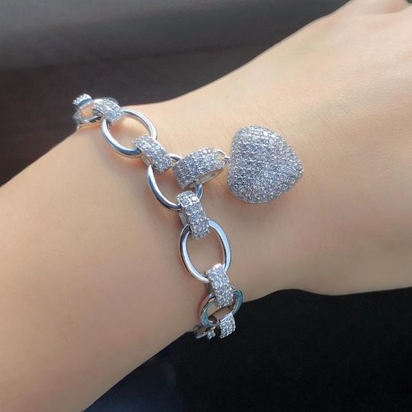 link, chain elegant love heart bracelets gold color bling zircon charm link bangles female bride fashion party jewelry girl gift 2021, Black
link, chain elegant love heart bracelets gold color bling zircon charm link bangles female bride fashion party jewelry girl gift 2021, Black