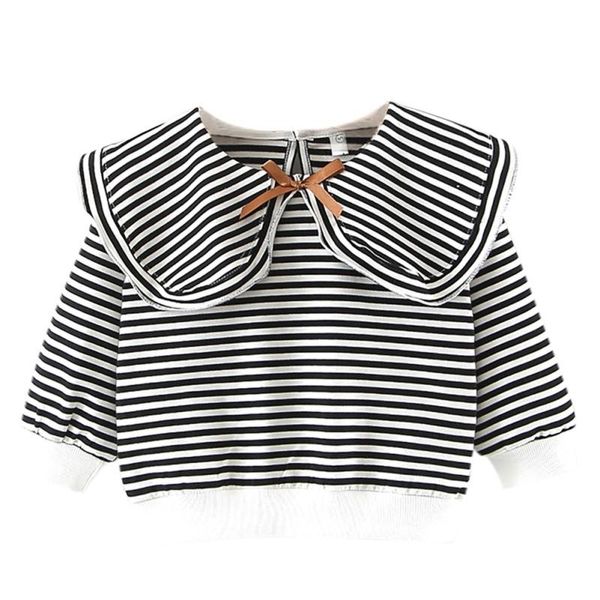 girl cute long sleeve children casual shirts autumn stripe print baby girls blouses kids clothes 8, White;black
girl cute long sleeve children casual shirts autumn stripe print baby girls blouses kids clothes 8, White;black
