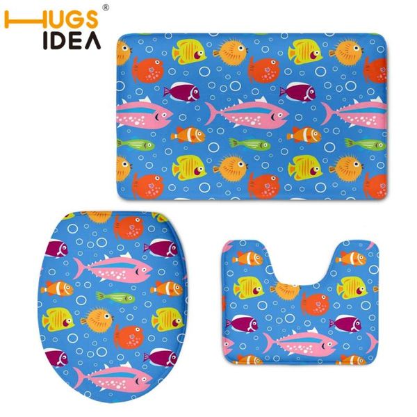 3pcs/set printing fish wc seat cover anti-slip bathroom mat set creative kitchen carpet toilet accessorices covers
3pcs/set printing fish wc seat cover anti-slip bathroom mat set creative kitchen carpet toilet accessorices covers