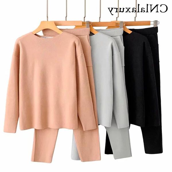 women's two piece pants women sweater cnlalaxury knitted sets slim tracksuit 2021 autumn winter fashion sweatshirts sporting suit femal, White
women's two piece pants women sweater cnlalaxury knitted sets slim tracksuit 2021 autumn winter fashion sweatshirts sporting suit femal, White