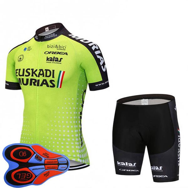 euskadi team cycling clothing men bike jersey & shorts 9d gel pad sets summer breathable short sleeve mtb bicycle outfits sports uniform y21, Black;red
euskadi team cycling clothing men bike jersey & shorts 9d gel pad sets summer breathable short sleeve mtb bicycle outfits sports uniform y21, Black;red