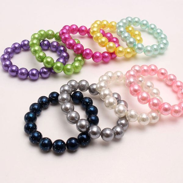 candy color 10mm pearl beaded charm bracelets handmade jewelry kids girl children birthday party club decor, Red;brown
candy color 10mm pearl beaded charm bracelets handmade jewelry kids girl children birthday party club decor, Red;brown