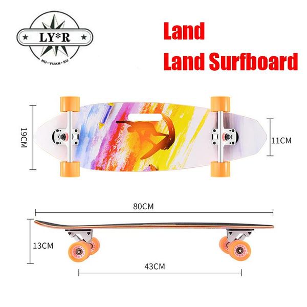 ly*r cx4 land surfboard beginner exercise brush street big fish board walking skateboard longboard penny skateboarding
ly*r cx4 land surfboard beginner exercise brush street big fish board walking skateboard longboard penny skateboarding