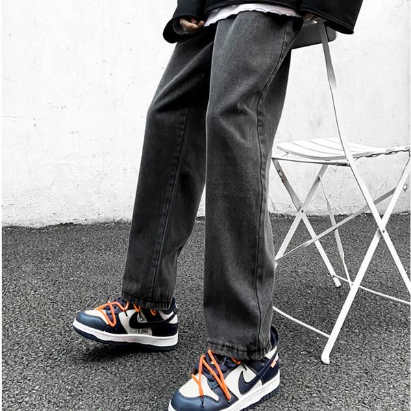 men's jeans solid color korean fashion loose casual harajuku streetwear retro wide-leg straight-leg denim trousers cgwi, Blue
men's jeans solid color korean fashion loose casual harajuku streetwear retro wide-leg straight-leg denim trousers cgwi, Blue