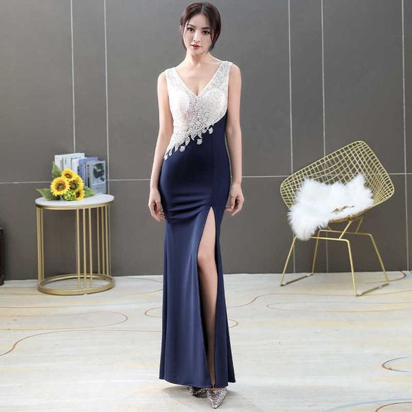 luxury prom dresses nightclub etiquette lady evening 2021 style temperament banquet fishtail high fork summer, Black
luxury prom dresses nightclub etiquette lady evening 2021 style temperament banquet fishtail high fork summer, Black