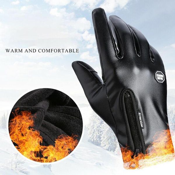 man windproof gloves luxury black leather winter touch screen warm fleece lined panel sheepskin ridding cycling
man windproof gloves luxury black leather winter touch screen warm fleece lined panel sheepskin ridding cycling