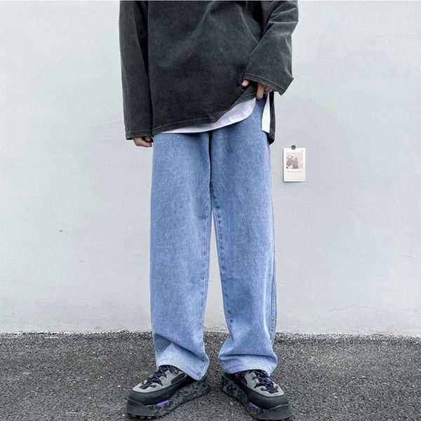 men's pants straight harem jeans 2022 autumn korean man loose denim trousers streetwear male casual solid color, Black
men's pants straight harem jeans 2022 autumn korean man loose denim trousers streetwear male casual solid color, Black