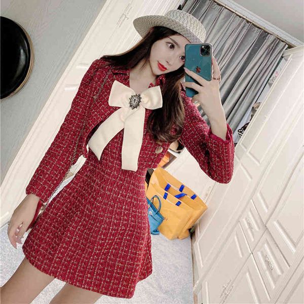 dresses women fashion outfits two pieces skirt autumn bowtie tweed jackets + sleeveless mini suits chic 2 piece sets, White
dresses women fashion outfits two pieces skirt autumn bowtie tweed jackets + sleeveless mini suits chic 2 piece sets, White