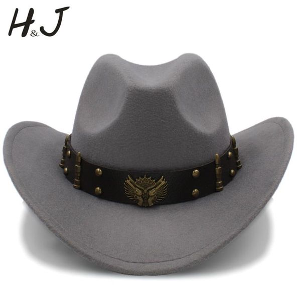 cloches wome men black wool chapeu western cowboy hat gentleman jazz sombrero hombre cap dad cowgirl hats size 56-58cm
cloches wome men black wool chapeu western cowboy hat gentleman jazz sombrero hombre cap dad cowgirl hats size 56-58cm