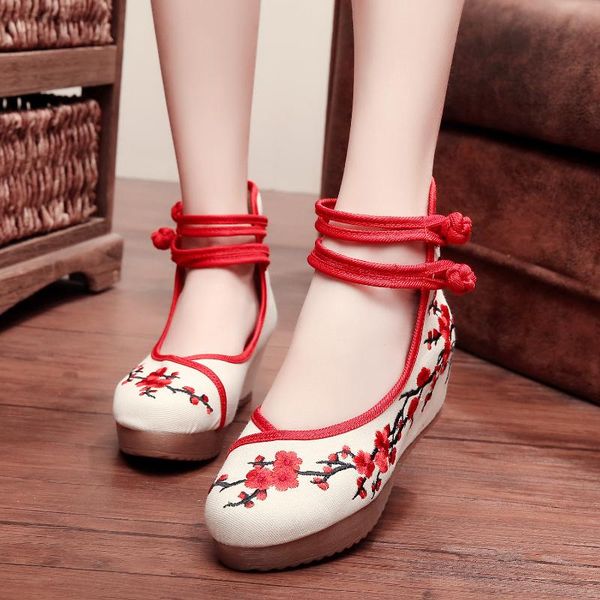 dress shoes summer chinese beijing embroidery cloth canvas ethnic wedges women wedding bride, Black
dress shoes summer chinese beijing embroidery cloth canvas ethnic wedges women wedding bride, Black