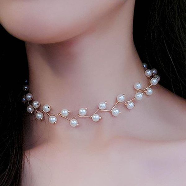 chokers pearl branch trendy chocker necklace for women jewelry decoration luxury girl like birthdat gift wholesale, Golden;silver
chokers pearl branch trendy chocker necklace for women jewelry decoration luxury girl like birthdat gift wholesale, Golden;silver
